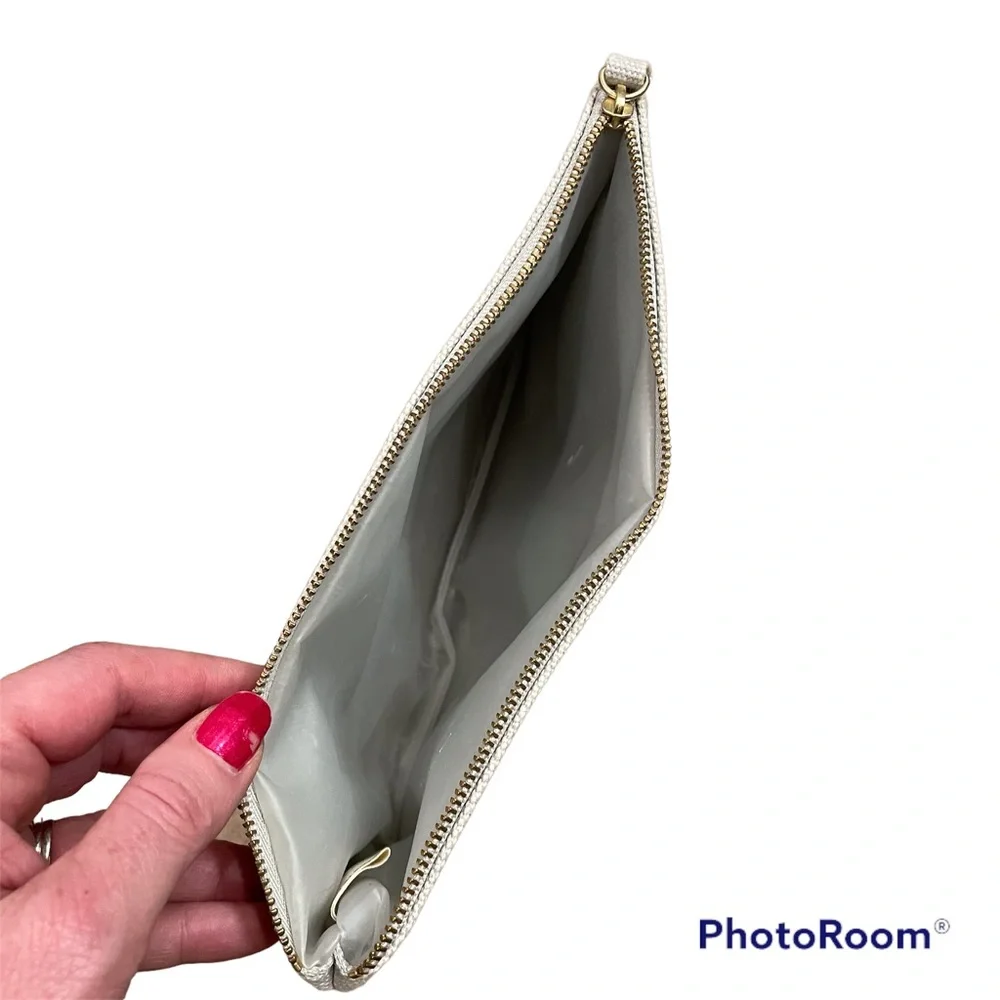 Prive Canvas Zipper Pouch / Wet Bag with Plastic Lining Natural - OS